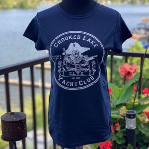Graphic Tee Shirt: Ladies Crooked Lake Yacht Club